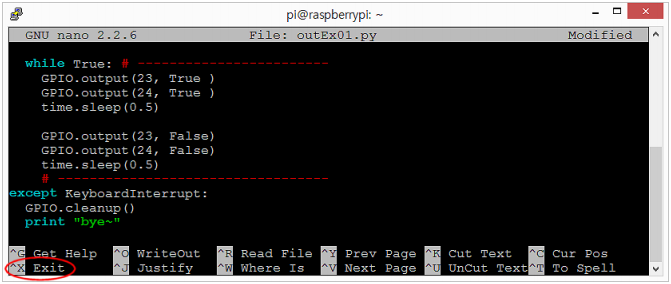 라즈베리파이 GPIO 포트 제어