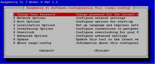 라즈베리파이 raspi-config 시스템 기본 설정